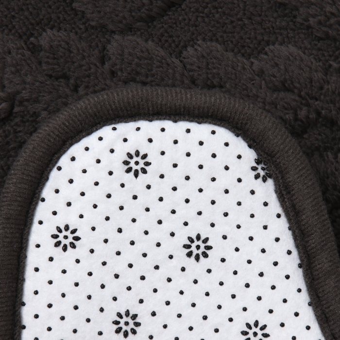 Коврик для ванной Этель Коврик для ванной Этель "Узор", цв. серый, 40х50 см