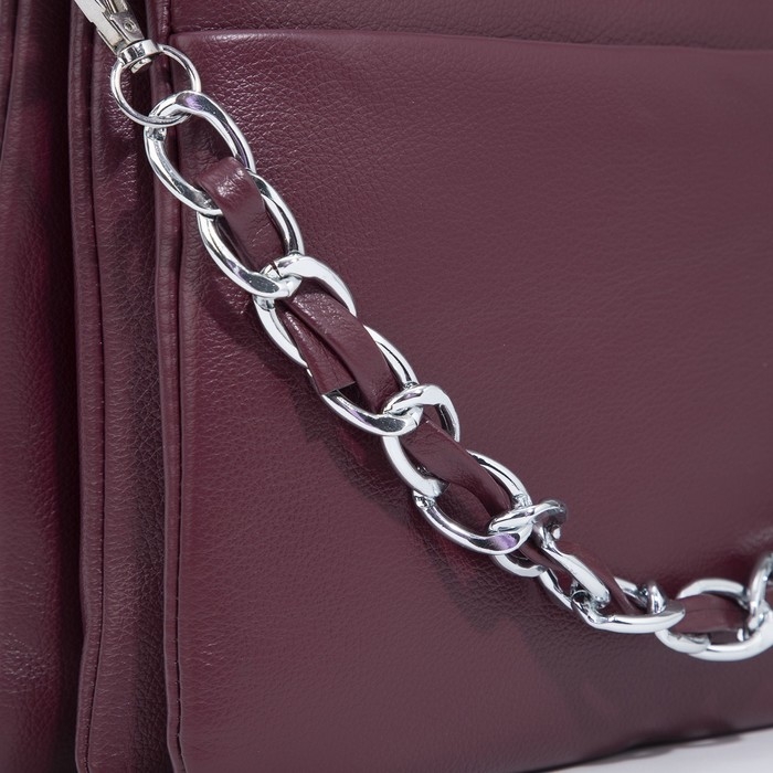 Сумка кросс-боди на молнии, цвет бордовый Сумка кросс-боди на молнии, цвет бордовый