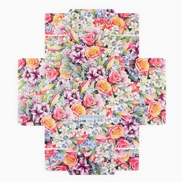 Коробка складная «Букет для тебя », 21 х 15 х 7 см Коробка складная «Букет для тебя », 21 х 15 х 7 см