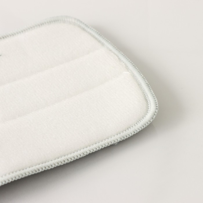 Насадка для швабры Raccoon, с вырезом, микрофибра, прямоугольная, 30×14,5 см, цвет серый Насадка для швабры Raccoon, с вырезом, микрофибра, прямоугольная, 30×14,5 см, цвет серый