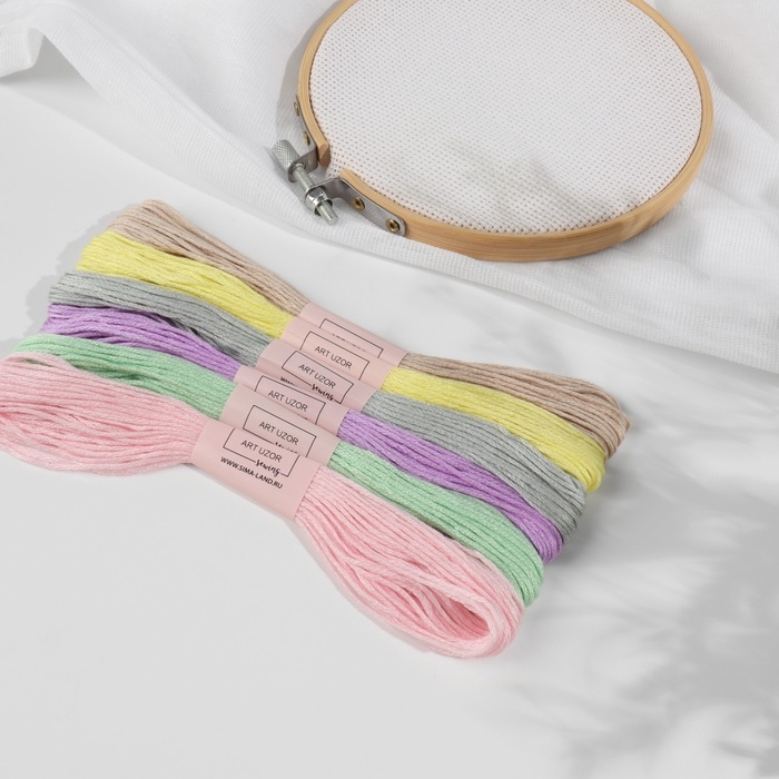 Набор ниток мулине №11, 8 ± 1 м, 6 шт