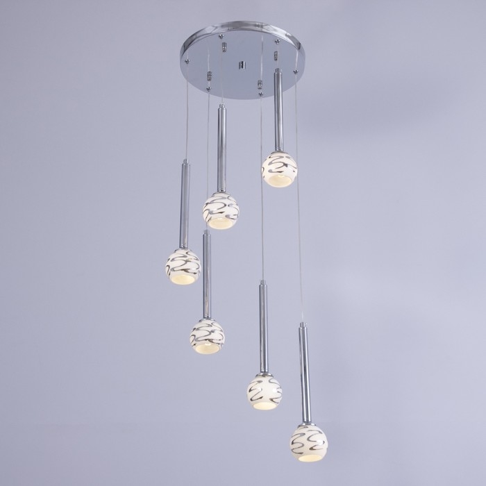 Светильник Светильник "Жаннетт" 6х3Вт G4 Хром 30х30х180см