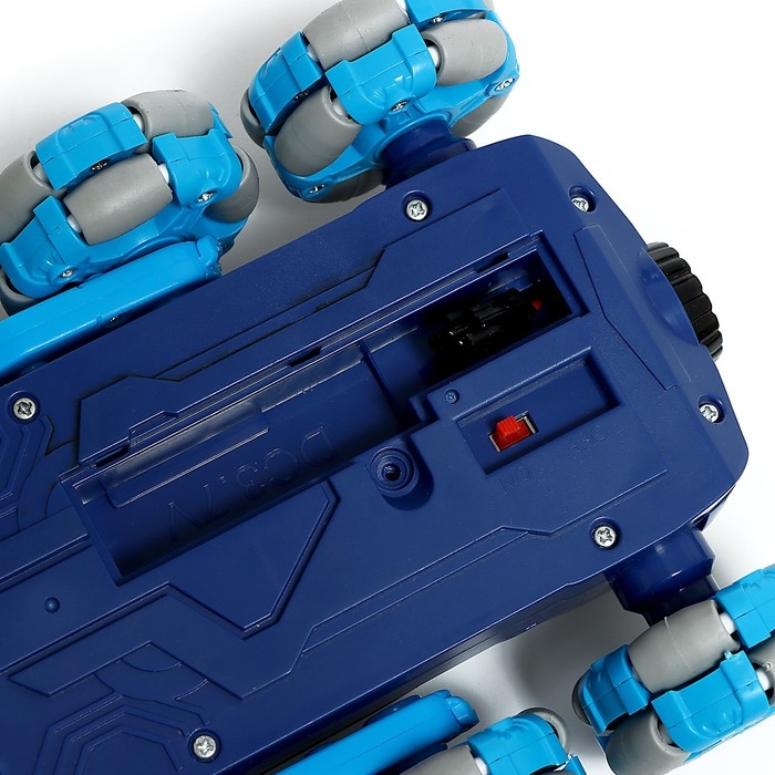 Машина радиоуправляемая «Трюковая», дым, с аккумулятором, цвет синий Машина радиоуправляемая «Трюковая», дым, с аккумулятором, цвет синий