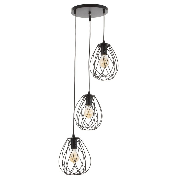 Светильник BayerLux Светильник BayerLux "Бигли" 3хЕ27 40Вт черный 35х35х20-120см