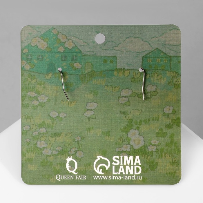 Серьги ассорти «Радость» зайцы, цвет серый в серебре Серьги ассорти «Радость» зайцы, цвет серый в серебре