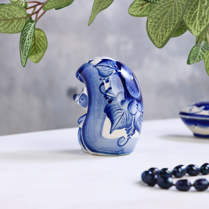 Сувенир «Еж», 9 см, гжель Сувенир «Еж», 9 см, гжель