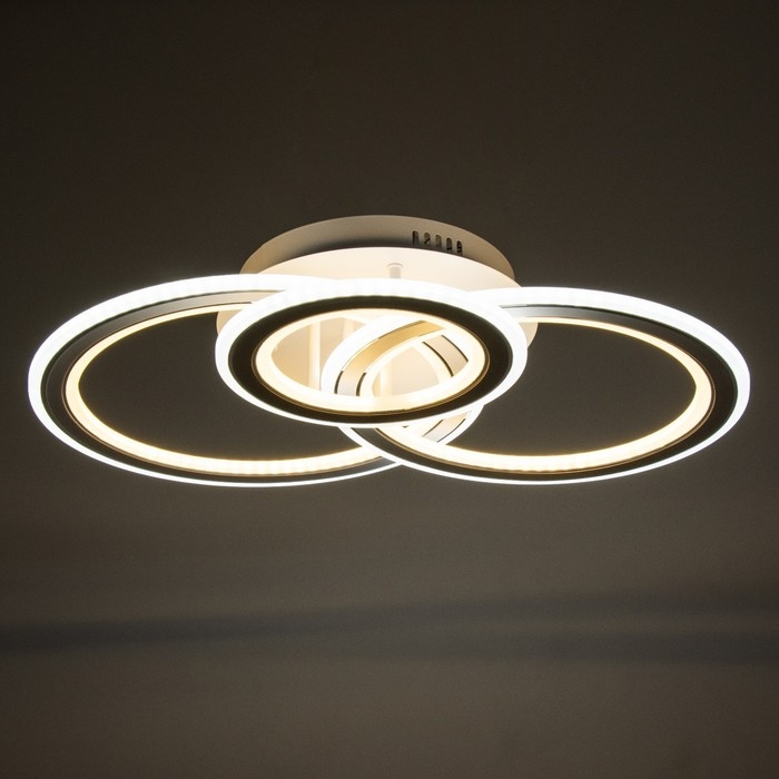 Люстра Люстра "Зоряна"с ПДУ LED 200Вт 3000-6000Вт белый 60х45х15,5см BayerLux