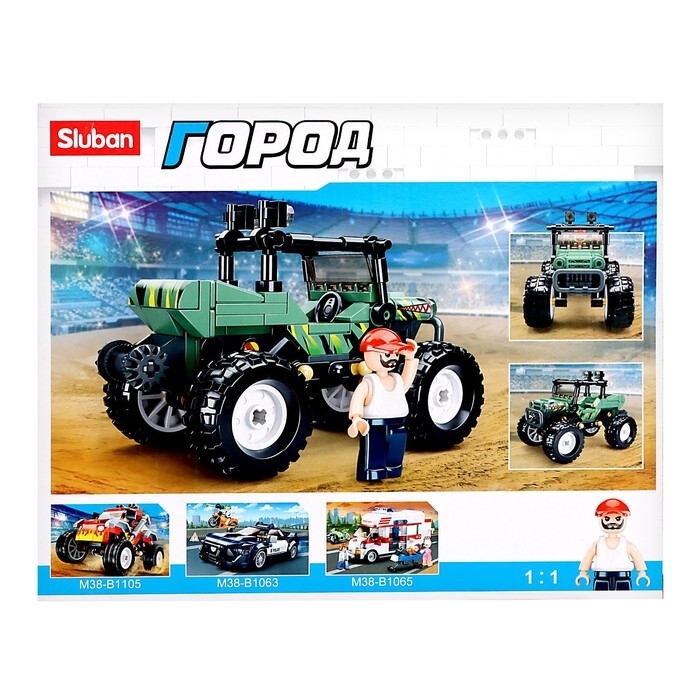 Конструктор внедорожник &laquo;Бигфут&raquo; Sluban Город, 155 деталей, 6+