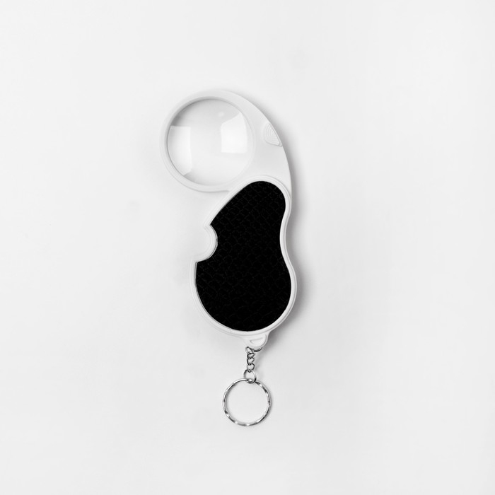 Лупа складная, брелок, линза 45мм, увеличение 5х, с подсветкой Лупа складная, брелок, линза 45мм, увеличение 5х, с подсветкой