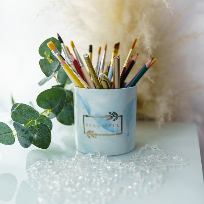 Горшок для цветов с тиснением, «Красота», 10 х 10 см Горшок для цветов с тиснением, «Красота», 10 х 10 см