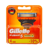 Сменные кассеты Gillette Fusion Power, 5 лезвий, 4 шт