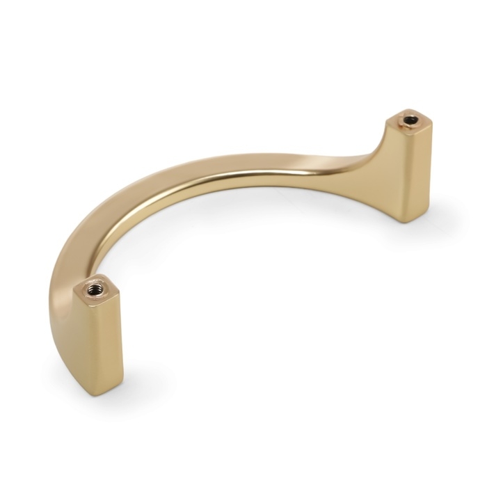 Ручка скоба CAPPIO полукруг, алюминий, м/о 96 мм, цвет сат. золото Ручка скоба CAPPIO полукруг, алюминий, м/о 96 мм, цвет сат. золото