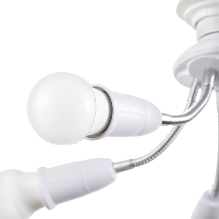 Светильник Светильник "Синди пента" Е27/(5хЕ27) 15Вт белый 8х8х22см BayerLux