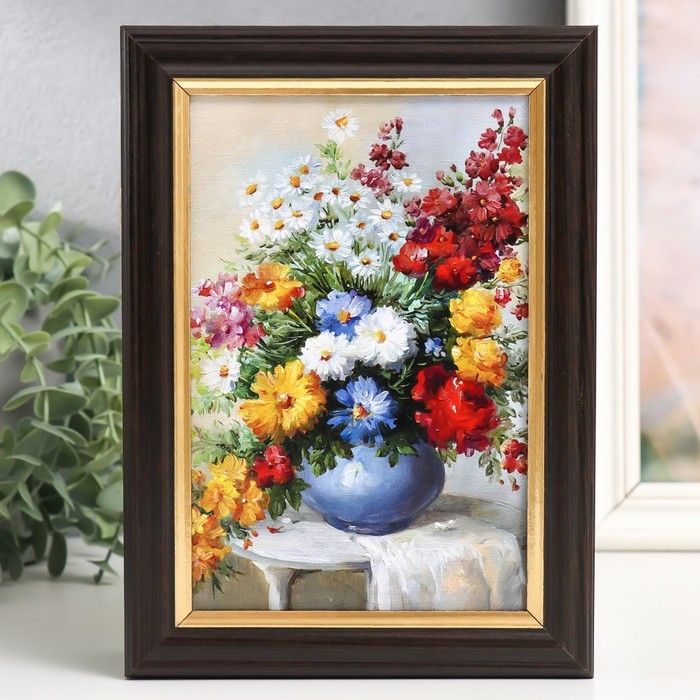 Ключница Ключница "Прекрасный букет" венге 15х21 см