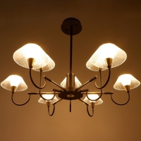 Люстра 1695/9 LED 216Вт 3000-6000К черно-золотой 95х95х113 см BayerLux