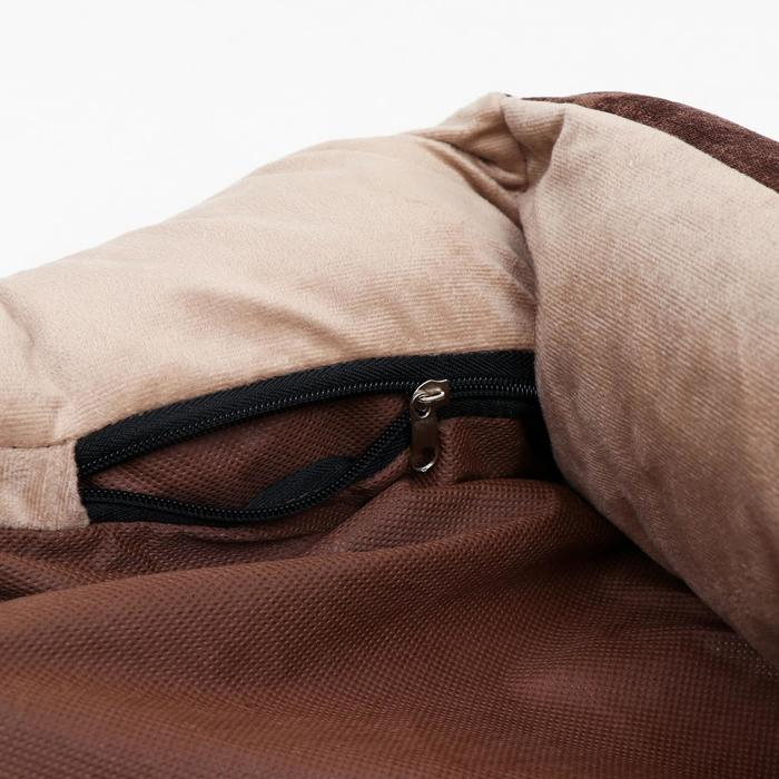 Лежанка со съемным чехлом, мебельная ткань, поролон, 45 х 35 х 13 см Лежанка со съемным чехлом, мебельная ткань, поролон, 45 х 35 х 13 см