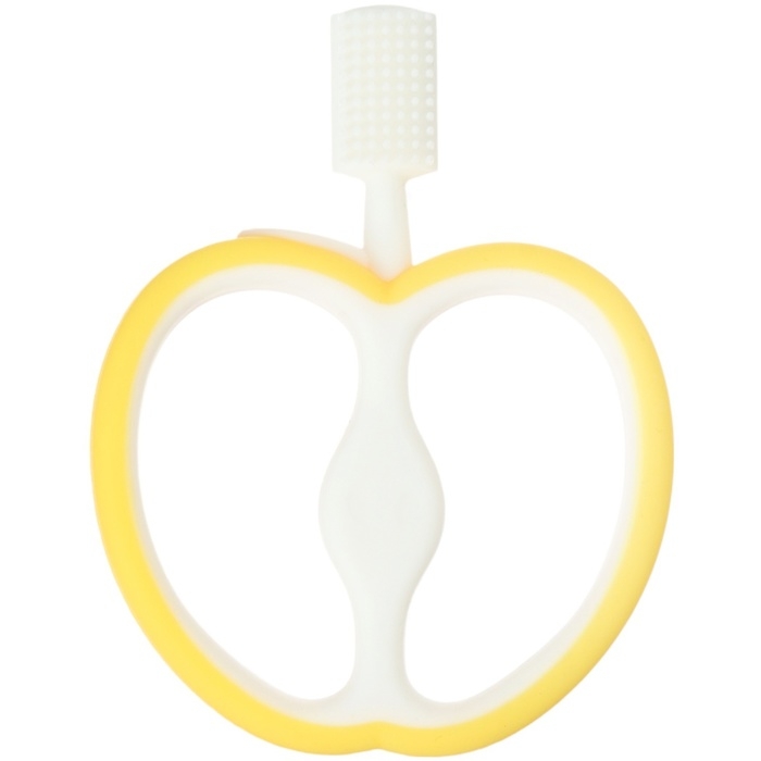 Прорезыватель силиконовый, массажер «Яблочко», цвет МИКС, Крошка Я