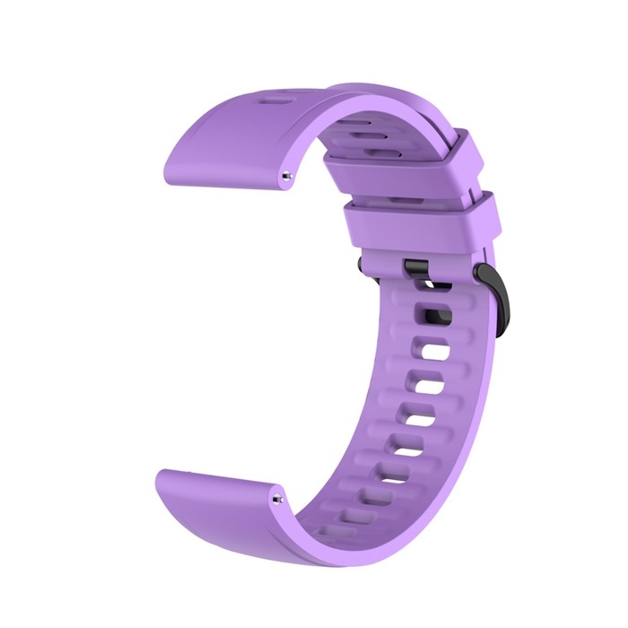 Ремешок для смарт-часов, 22 мм, силикон, фиолетовый Ремешок для смарт-часов, 22 мм, силикон, фиолетовый