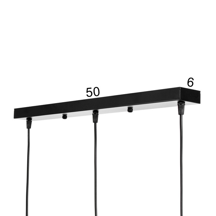 Светильник BayerLux Подвес Светильник BayerLux Подвес "Гелла" 3хLED 18Вт 4000К черный 50х4х30-180см