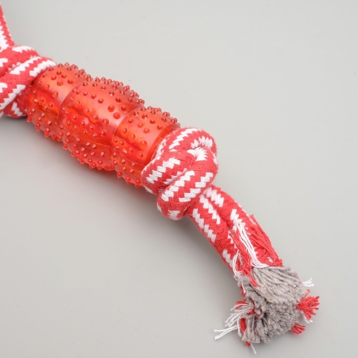 Игрушка канатная Игрушка канатная "Узел с леденцом", до 37 см, до 90 г, микс цветов