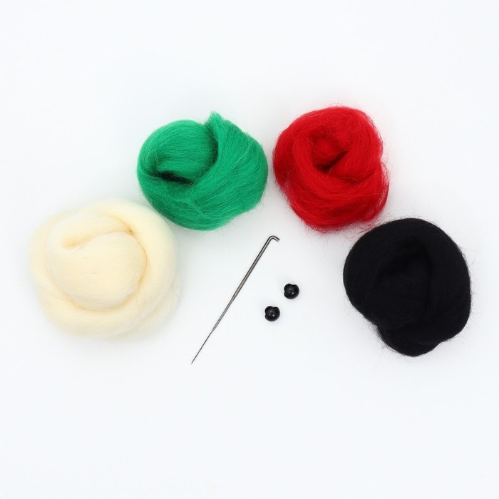 Валяние из шерсти. Игрушка «Панда с арбузом», набор для творчества Валяние из шерсти. Игрушка «Панда с арбузом», набор для творчества