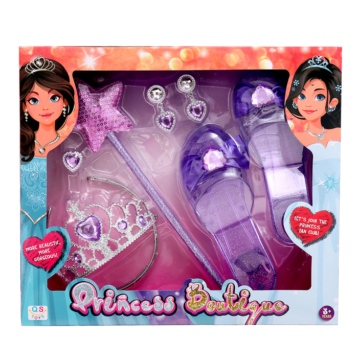 Набор для модницы «Аксессуары принцессы», 5 предметов Набор для модницы «Аксессуары принцессы», 5 предметов