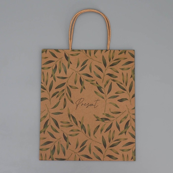 Пакет подарочный крафтовый, упаковка, «Подарок», ML 23 х 27 х 11.5 см Пакет подарочный крафтовый, упаковка, «Подарок», ML 23 х 27 х 11.5 см