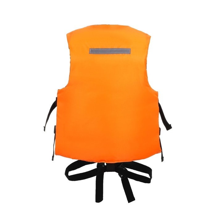 Жилет страховочный YUGANA, регулируемый, размер 56-62, оранжевый Жилет страховочный YUGANA, регулируемый, размер 56-62, оранжевый