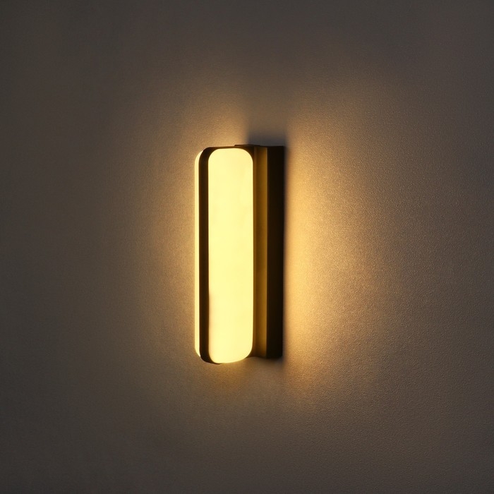 Светильник фасадный «Эллипс», FSD-029, 24 Вт, 3000K, IP65, 220 В, пластик, черный Светильник фасадный «Эллипс», FSD-029, 24 Вт, 3000K, IP65, 220 В, пластик, черный