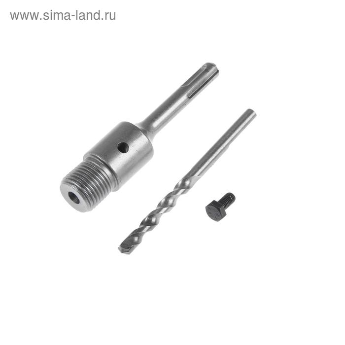 Хвостовик SDS-plus для коронок буровых ТУНДРА, центрирующее сверло, 110 мм, M22 Хвостовик SDS-plus для коронок буровых ТУНДРА, центрирующее сверло, 110 мм, M22