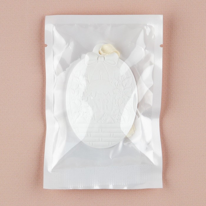 Гипсовое аромасаше «Пасхальная композиция», аромат персик, 1.5 х 4.8 х 7 см.