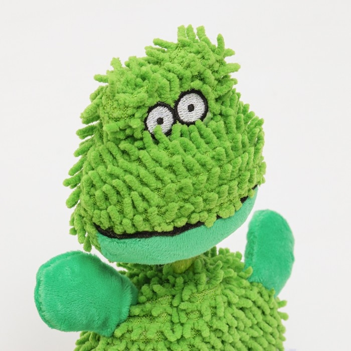 Игрушка текстильная Игрушка текстильная "Косматый дино" , 32 х 19 см, зелёная