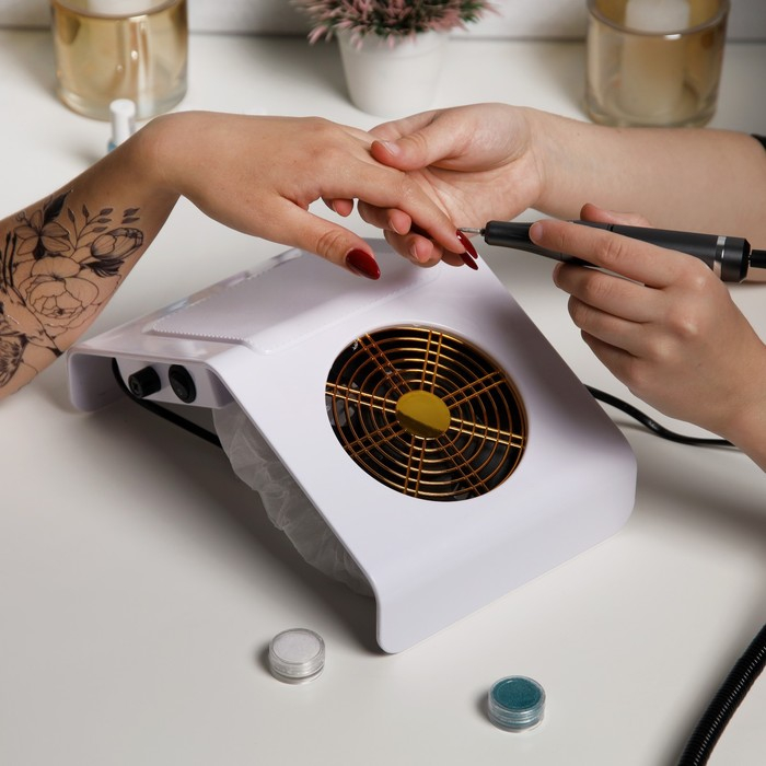 Пылесос для маникюра Luazon LMP-05, 40 Вт, 2700 об/мин, 2 мешочка, 220 В, белый Пылесос для маникюра Luazon LMP-05, 40 Вт, 2700 об/мин, 2 мешочка, 220 В, белый