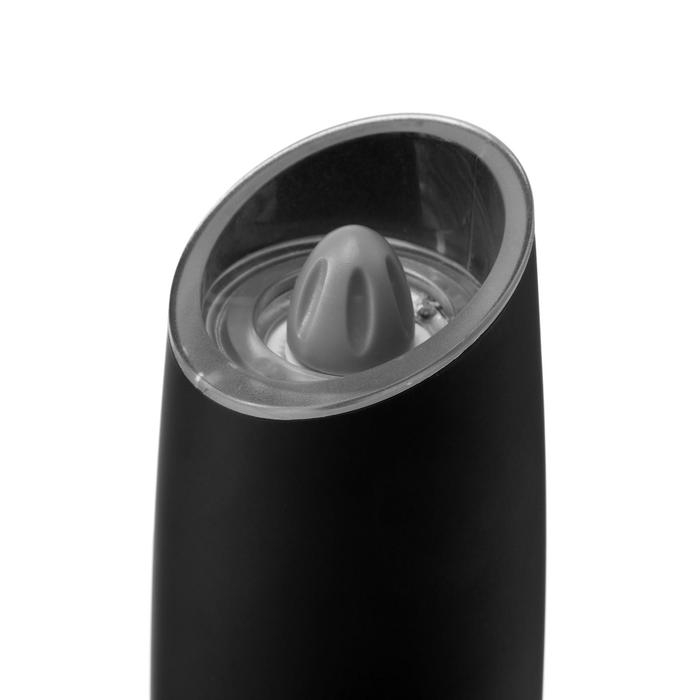 Мельница электрическая Luazon LET-003, гравитационная, пластик, от батареек, черная Мельница электрическая Luazon LET-003, гравитационная, пластик, от батареек, черная