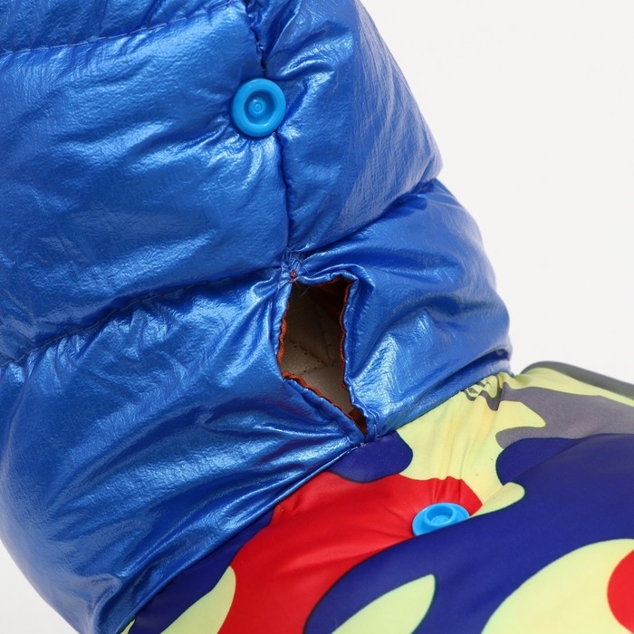 Комбинезон "Волна" с утяжкой, размер 12 (ДС 24 см, ОГ 38 см, ОШ 27 см), синий