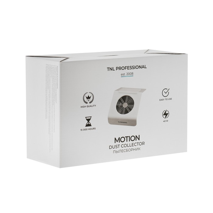 Пылесос для маникюра TNL Motion, 40 Вт, 2700 об/мин, 30 Дб, 220 В, белый Пылесос для маникюра TNL Motion, 40 Вт, 2700 об/мин, 30 Дб, 220 В, белый