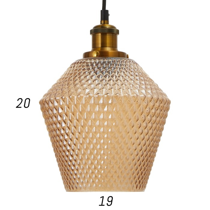 Светильник BayerLux 1387/1 E27 40Вт черный-бронза 21х21х27-127см