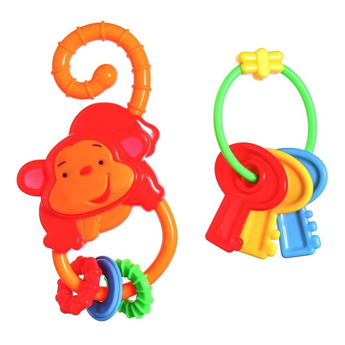 Набор погремушек «Африка», 2 шт., Крошка Я Набор погремушек «Африка», 2 шт., Крошка Я