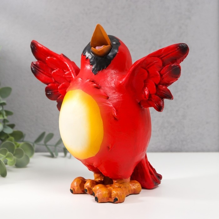 Сувенир полистоун Сувенир полистоун "Красная птица" 18х10,5х19,5 см