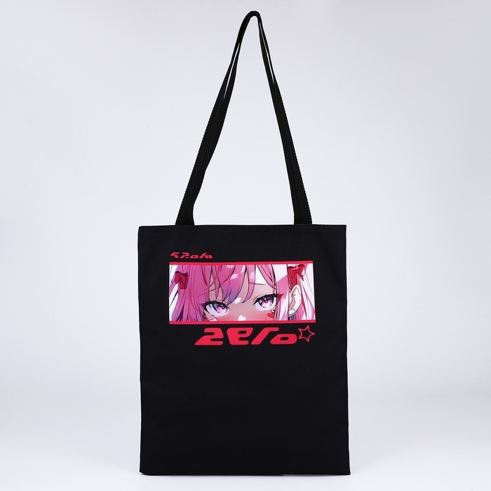 Шопер шопер «Аниме глаза», 35х0.5х40, отдел без молнии, без подклада, чёрный Шопер шопер «Аниме глаза», 35х0.5х40, отдел без молнии, без подклада, чёрный