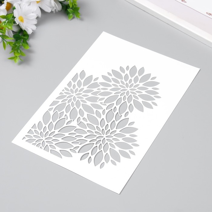 Трафарет Трафарет "Цветы" 24х16 см