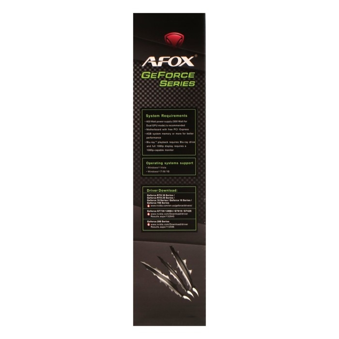 Видеокарта Afox GT1030, 2Гб, 64bit, GDDR5, DVI, HDMI, HDCP Видеокарта Afox GT1030, 2Гб, 64bit, GDDR5, DVI, HDMI, HDCP