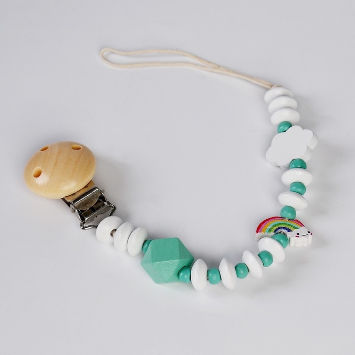 Подарочный набор: мягкая игрушка «Медвежонок» + держатель для пустышки, 23 см, голубой Подарочный набор: мягкая игрушка «Медвежонок» + держатель для пустышки, 23 см, голубой