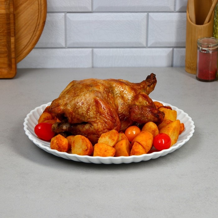 Блюдо «Карина», 30 см, круглое, фарфор, Иран Блюдо «Карина», 30 см, круглое, фарфор, Иран