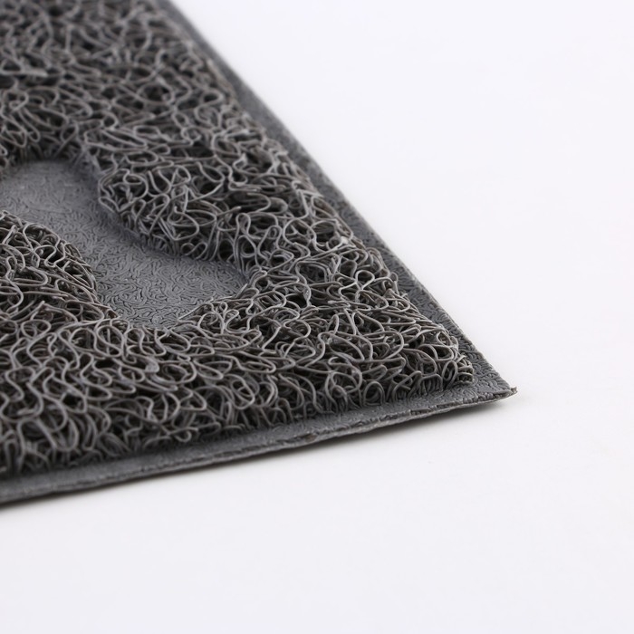 Коврик универсальный под миску и лоток «Косточки», 30х40 см, серый Коврик универсальный под миску и лоток «Косточки», 30х40 см, серый