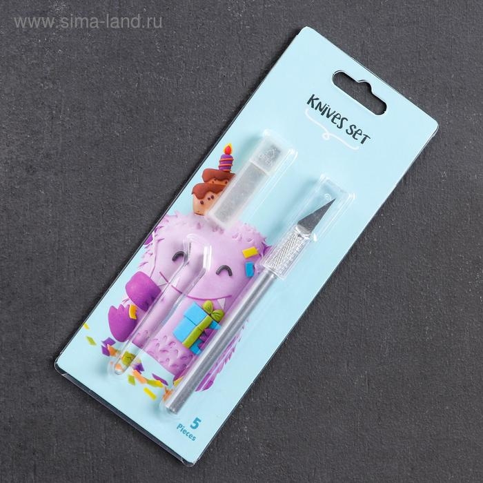 Набор инструментов для украшения кондитерских изделий, 6 предметов, держатель, 4 насадки, щипцы Набор инструментов для украшения кондитерских изделий, 6 предметов, держатель, 4 насадки, щипцы