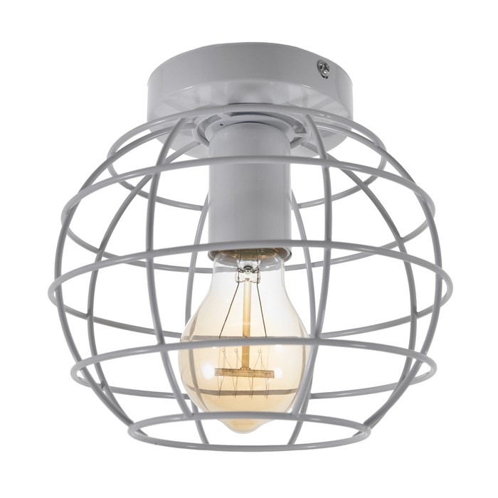 Люстра  Люстра "Нола" 1х60Вт E27 белый 16х16х18 см BayerLux