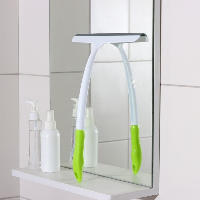 Водосгон Доляна Green day с удлиненной анатомической ручкой, 24×34,5 см Водосгон Доляна Green day с удлиненной анатомической ручкой, 24×34,5 см