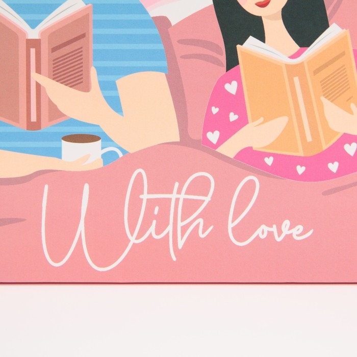 Пакет подарочный, упаковка, «С любовью», 30 х 20 х 10 см Пакет подарочный, упаковка, «С любовью», 30 х 20 х 10 см