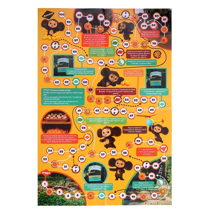 Настольная игра-ходилка  Настольная игра-ходилка "Отдых без правил"